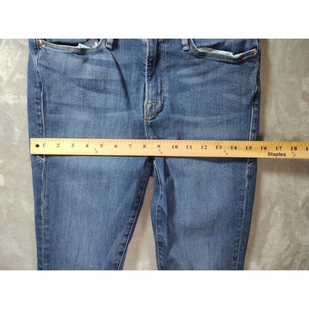 Good American Good Legs Jeans Womens 10/30 Skinny Medium Wash Preppy Casual - Picture 11 of 13